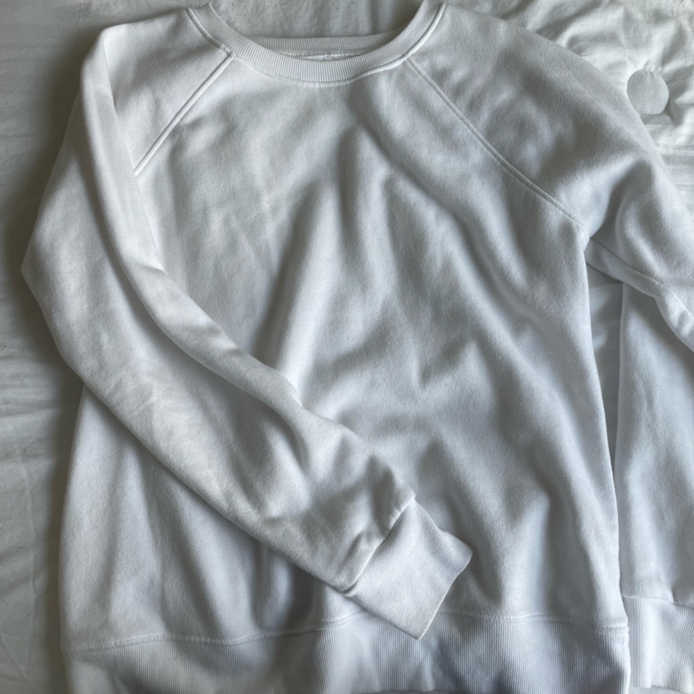 white crewneck
